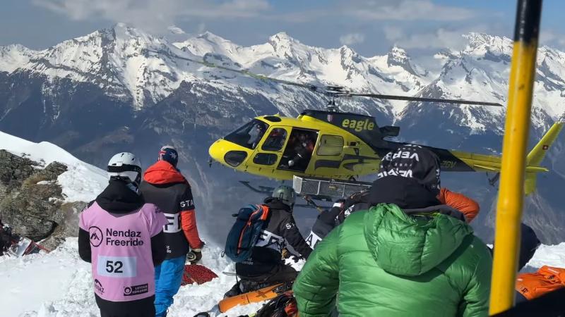 COMPETITION DAY VLOG as a professional freerider | FWT Challenger Nendaz