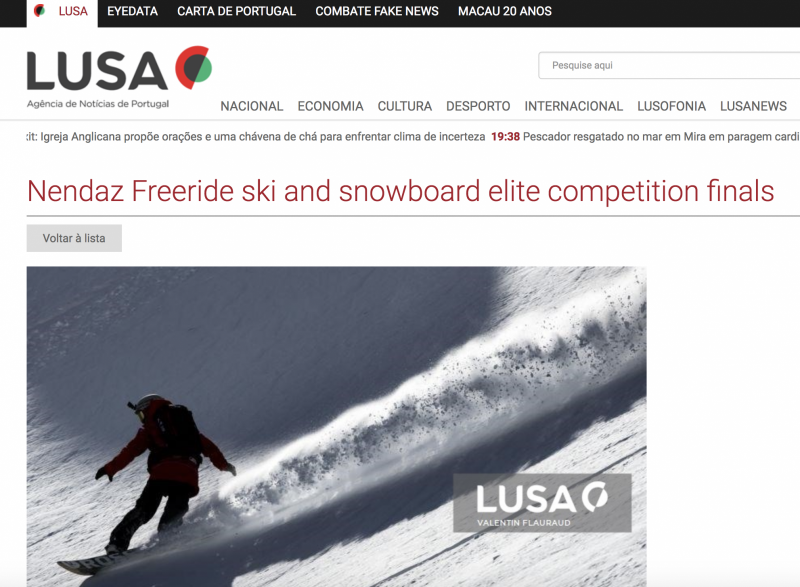 Nendaz Freeride ski and snowboard elite competition finals